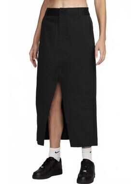 Nike Sportswear Cotton Blend Twill Skirt NWT Black XS